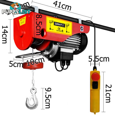 400/800kg 1300W Electric Hoist Winch