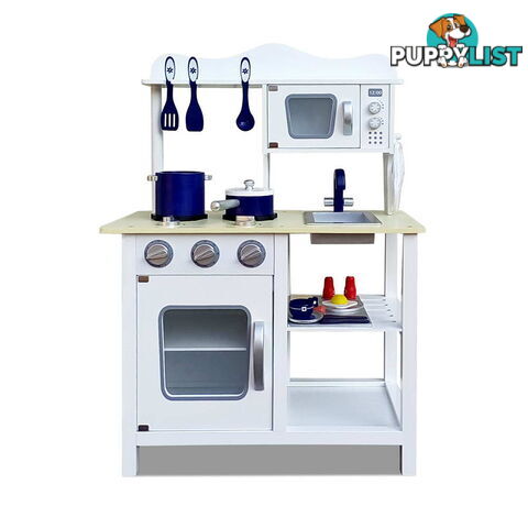 18 Piece Kitchen Play Set _ÑÐ White & Blue