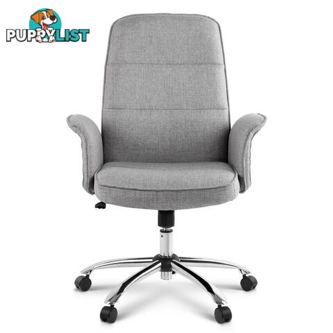 Modern Office Desk Executive Fabric Chair - Grey