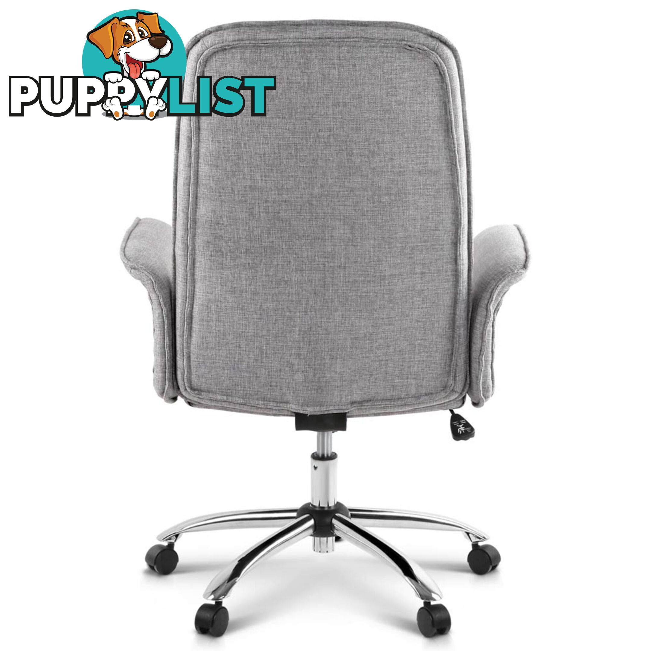 Modern Office Desk Executive Fabric Chair - Grey