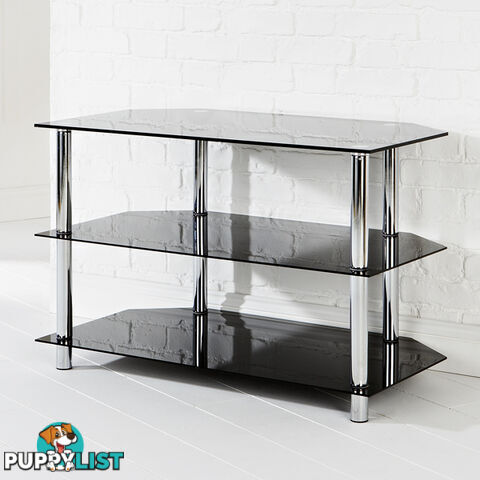 Amore Corner TV Unit 3 Shelf Black