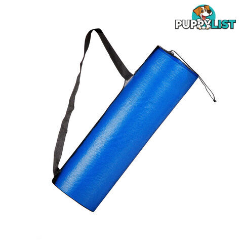 Yoga Gym Pilates EPE Stick Foam Roller Blue 45 x 15cm