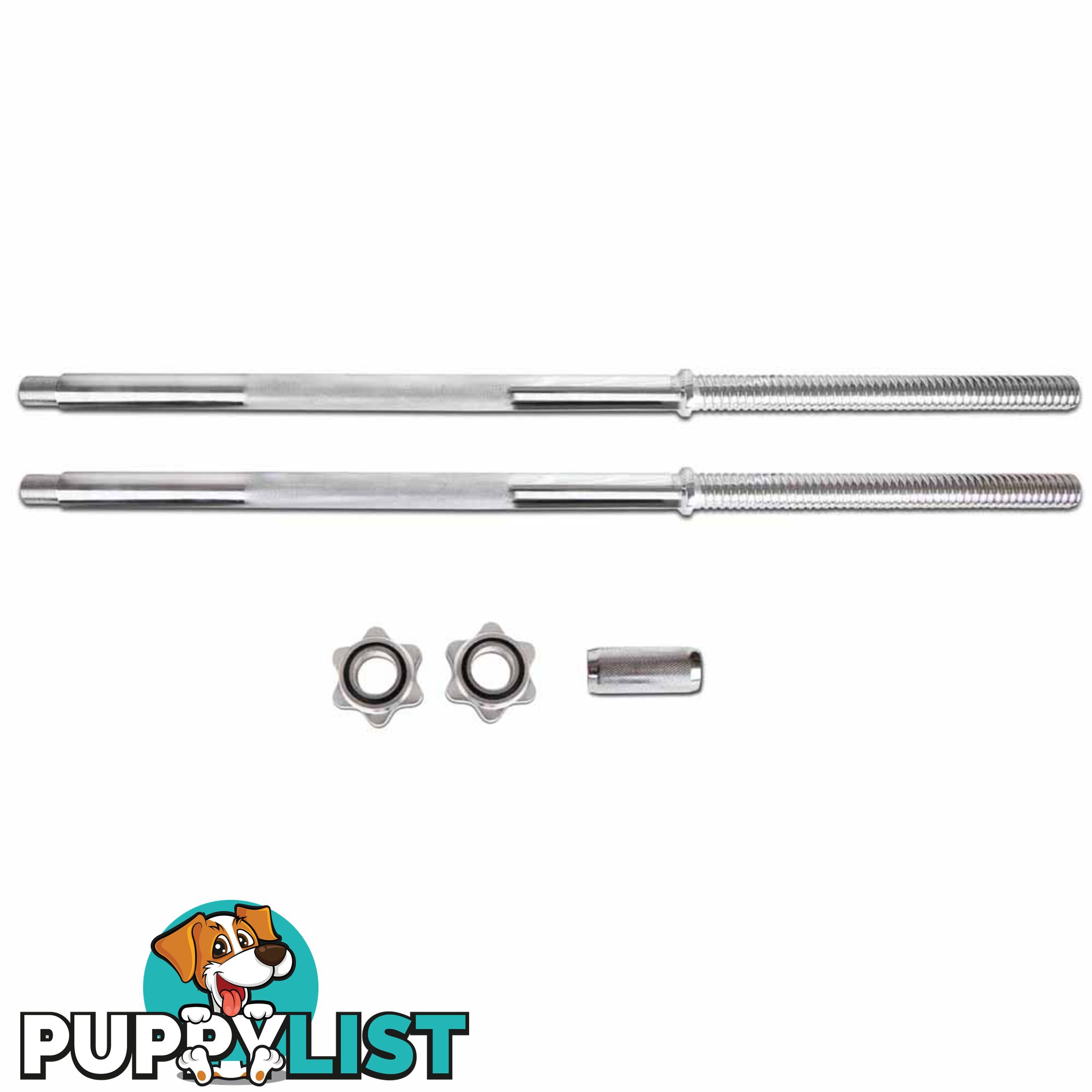 168CM Steel Weight Barbell with Spring Collars