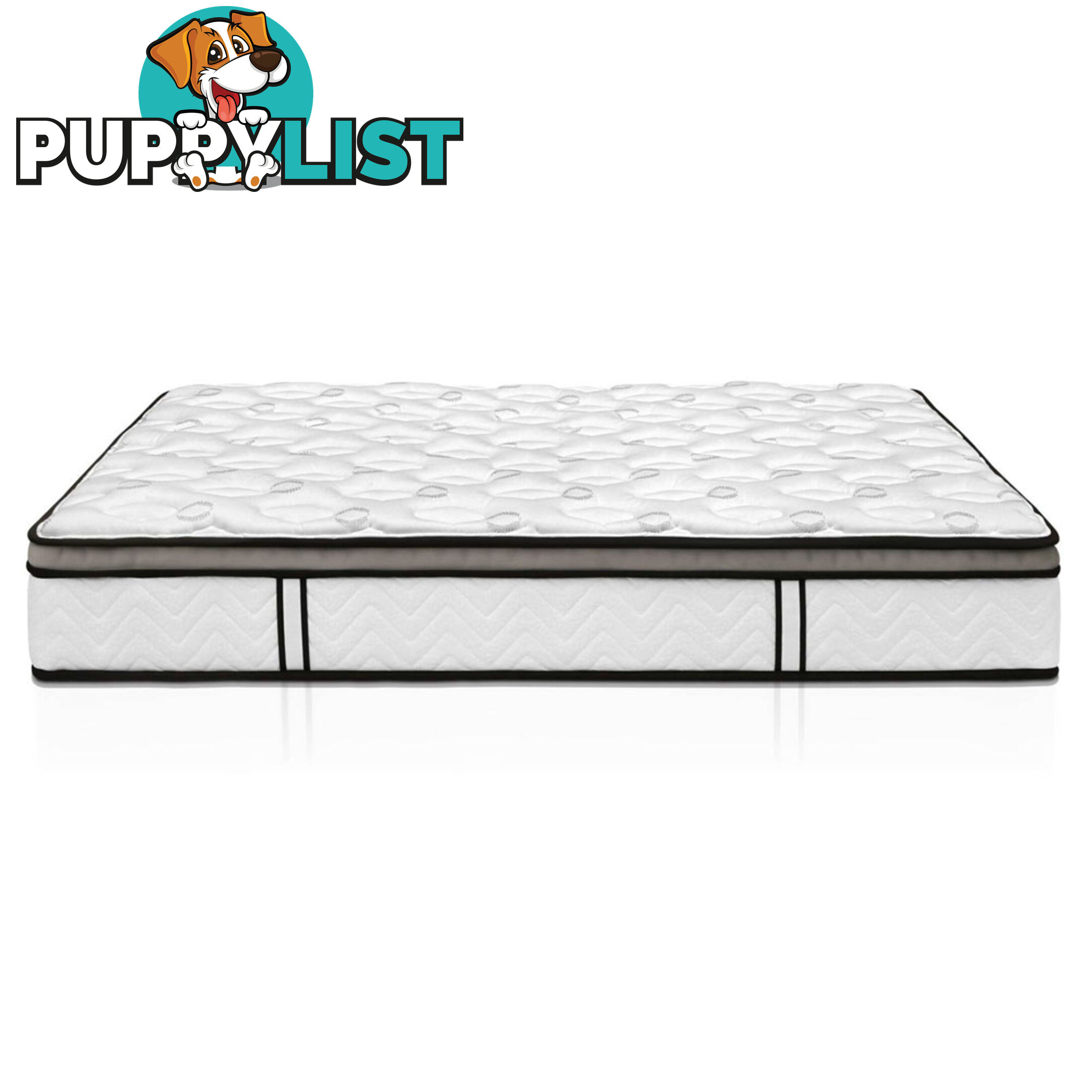 Latex Euro Top Pocket Spring Mattress Back Support Double