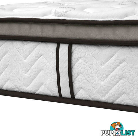 Latex Euro Top Pocket Spring Mattress Back Support Double