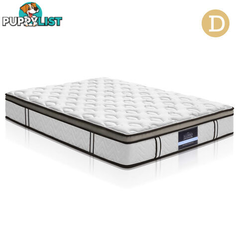 Latex Euro Top Pocket Spring Mattress Back Support Double