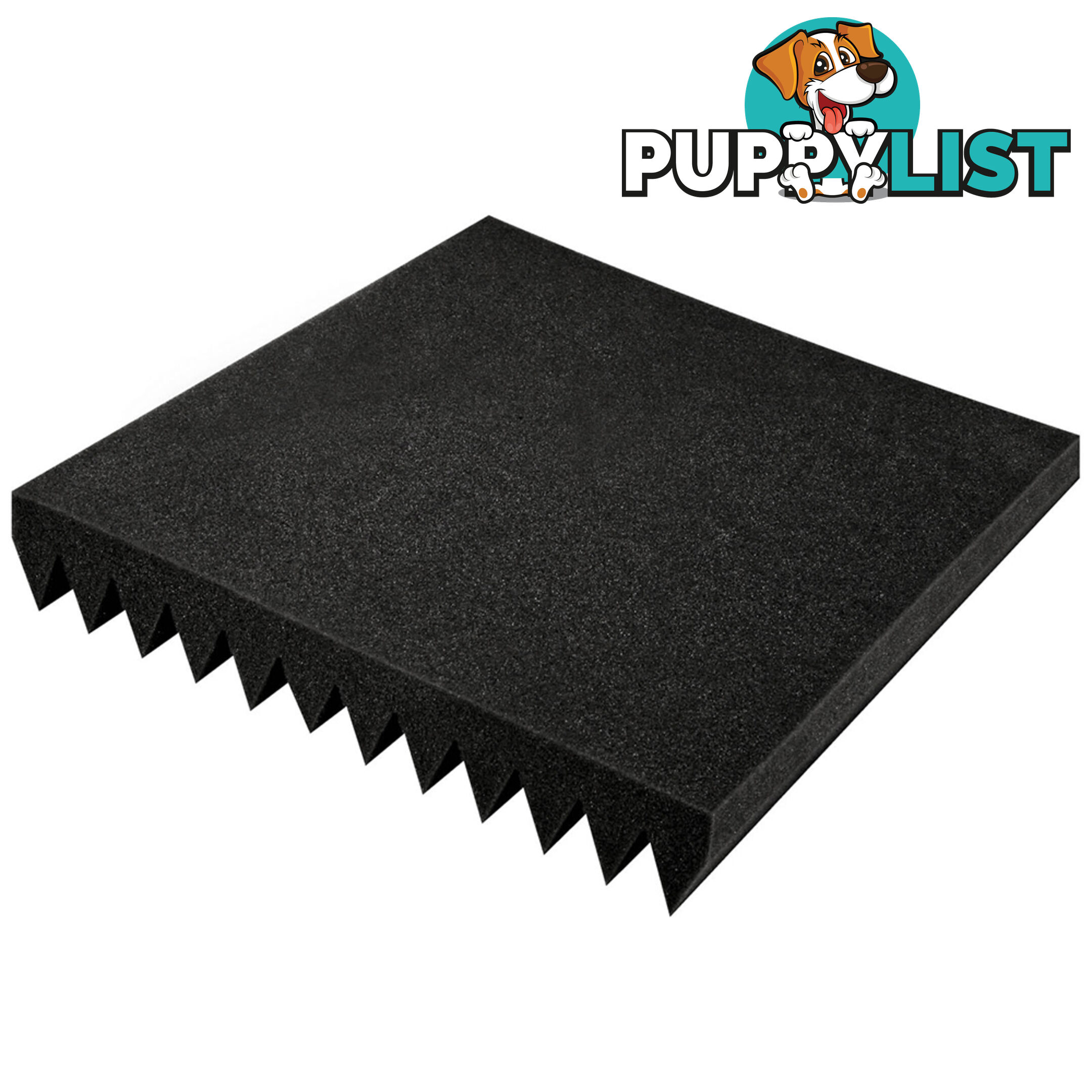 12 Teeth Wedge 30 x 30cm Acoustic Foam Panels x 40