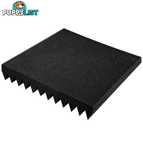 12 Teeth Wedge 30 x 30cm Acoustic Foam Panels x 40