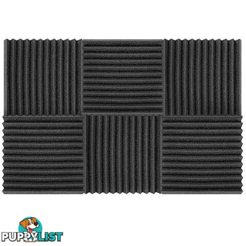 12 Teeth Wedge 30 x 30cm Acoustic Foam Panels x 40