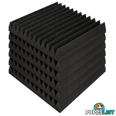 12 Teeth Wedge 30 x 30cm Acoustic Foam Panels x 40