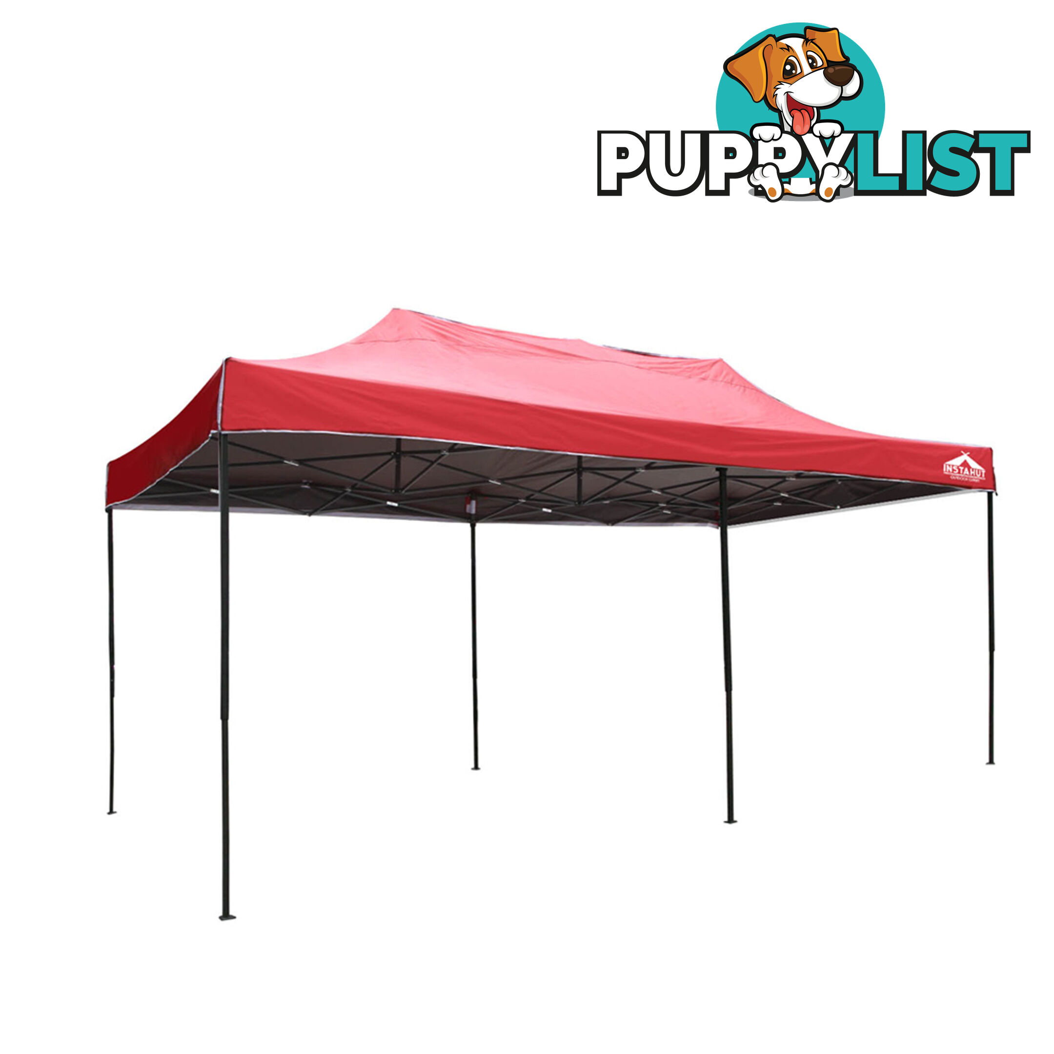 3m x 6m Pop-up Garden Outdoor Gazebo Red