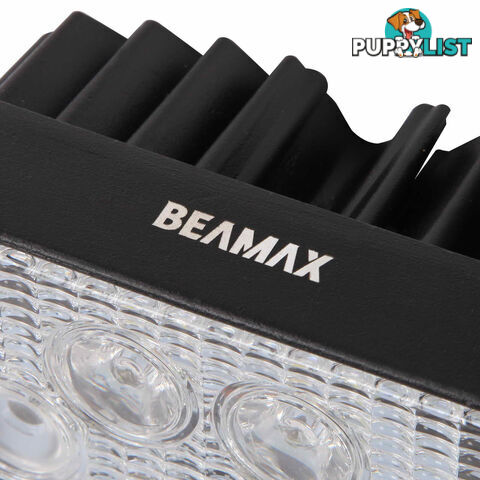 Set of 2 BEAMAX Square LED Work Lamp 27W