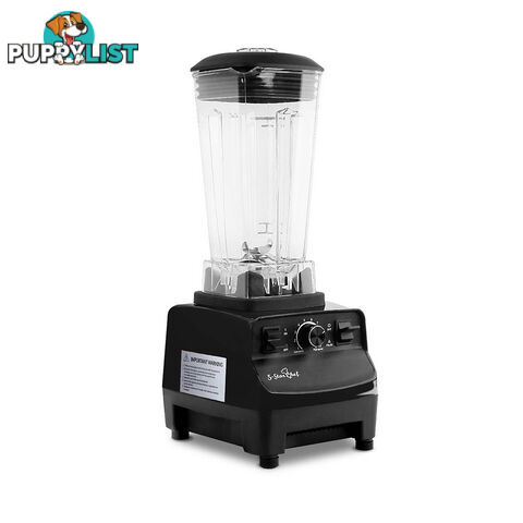 2-in-1 Food Processor & Blender 2L - Black