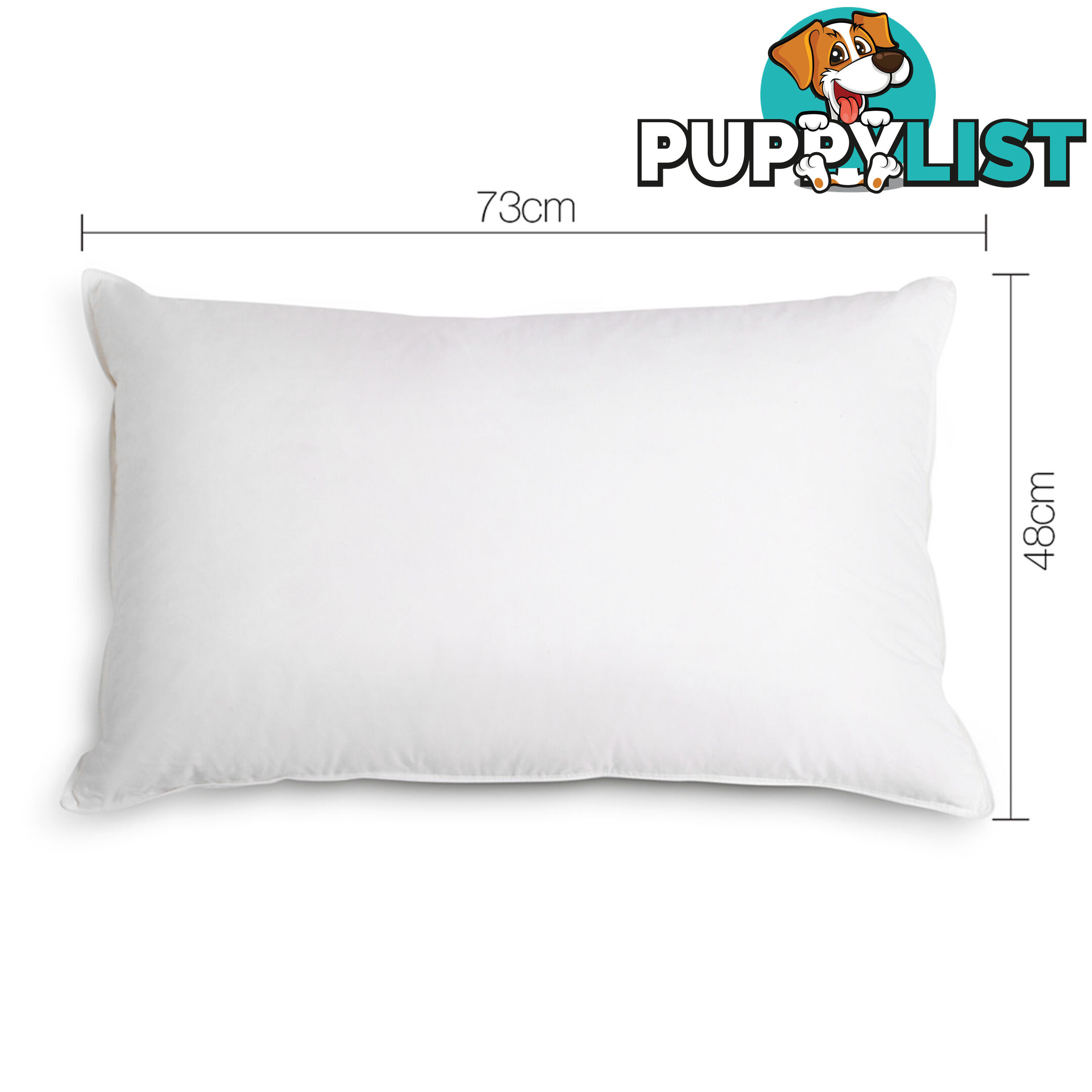 Set of 4 Pillows - 2 Firm & 2 Medium