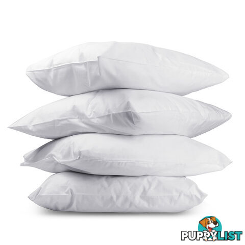 Set of 4 Pillows - 2 Firm & 2 Medium