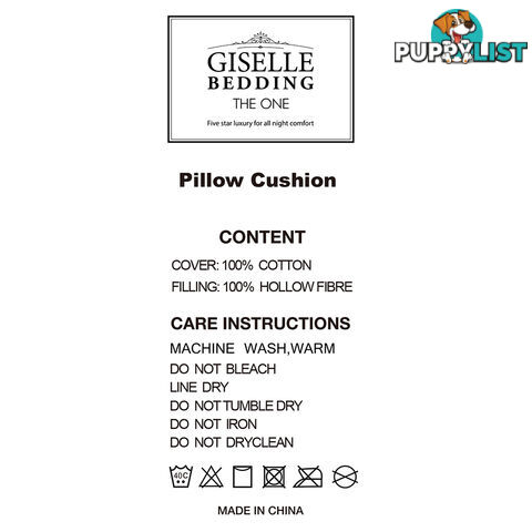 Set of 4 Pillows - 2 Firm & 2 Medium