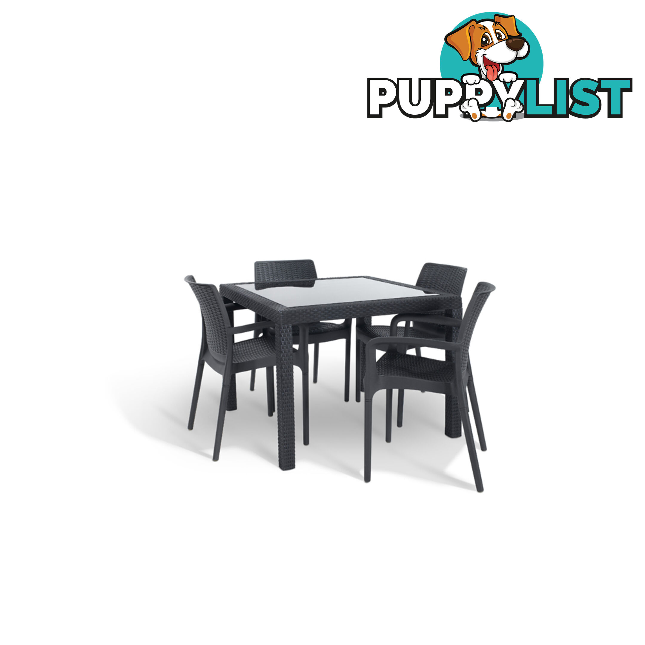 Keter Sumatra Table  w/ 4 Bali Chairs