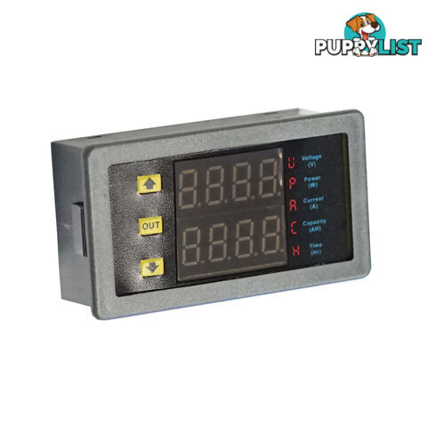 Voltage Meter 20A Led Dual Display Digital Power Voltmeter Ammeter VAM9020 AMP