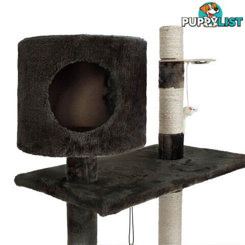 Cat Scratching Poles Post Furniture Tree 170cm Grey