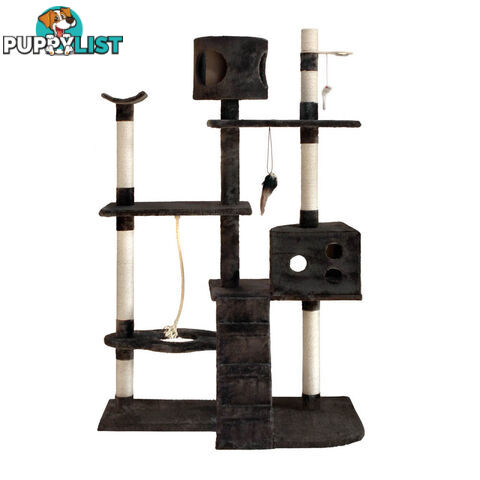 Cat Scratching Poles Post Furniture Tree 170cm Grey