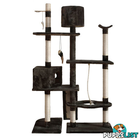 Cat Scratching Poles Post Furniture Tree 170cm Grey