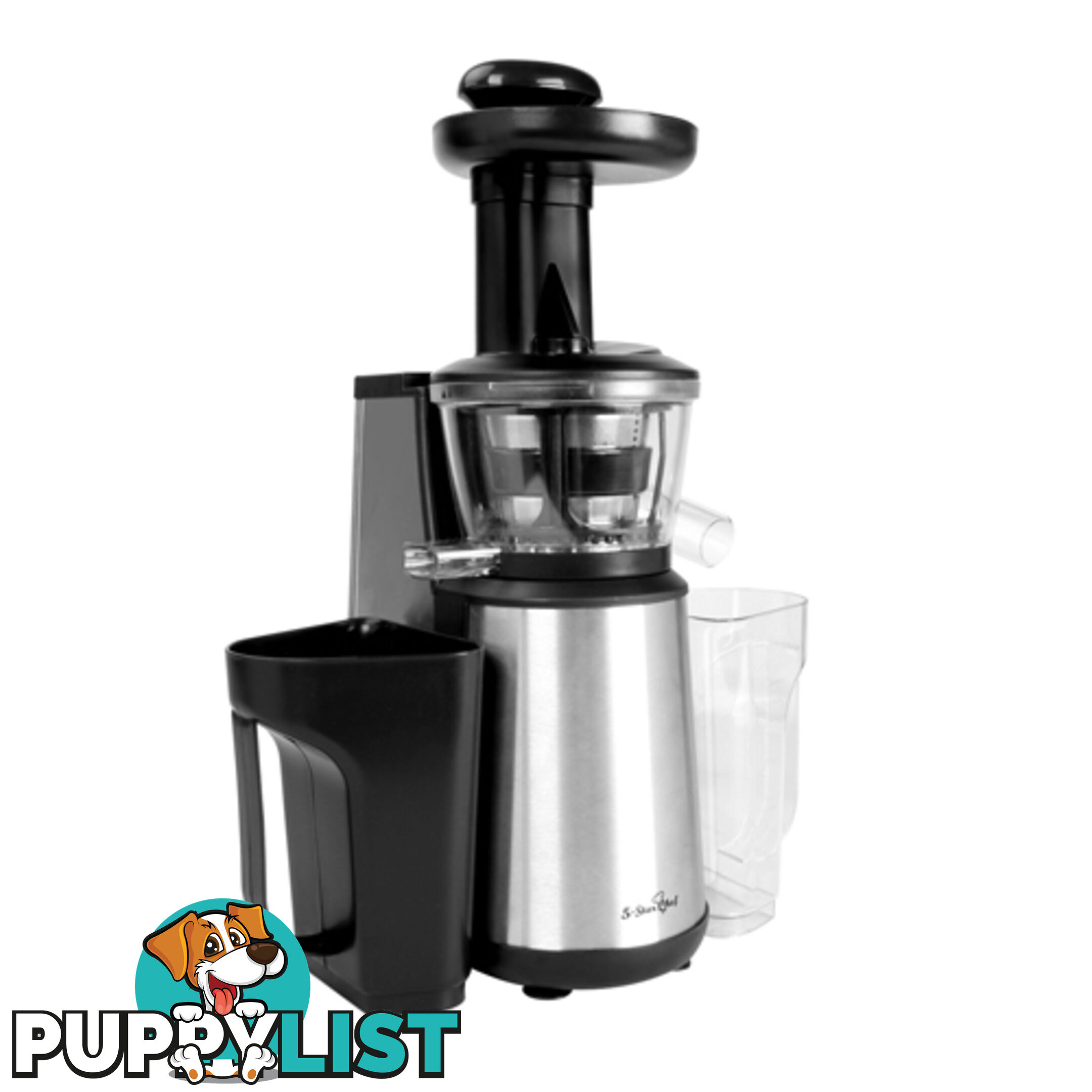 5 Star Chef Cold Press Slow Juicer Fruit Vegetable Processor