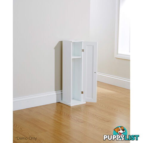 Grace Toilet Roll Cupboard in WHITE