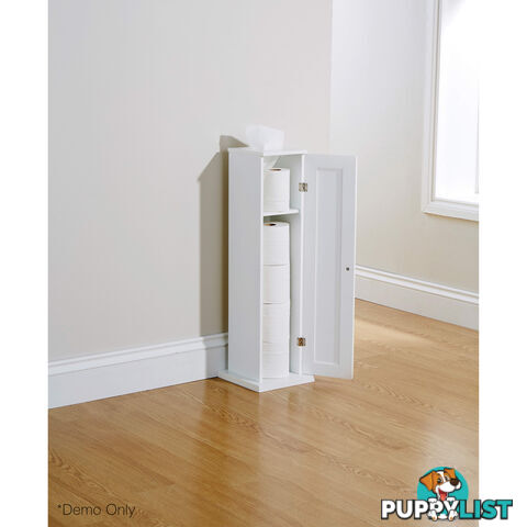 Grace Toilet Roll Cupboard in WHITE