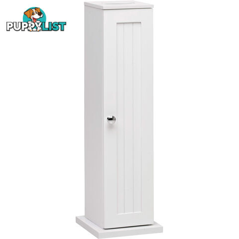 Grace Toilet Roll Cupboard in WHITE