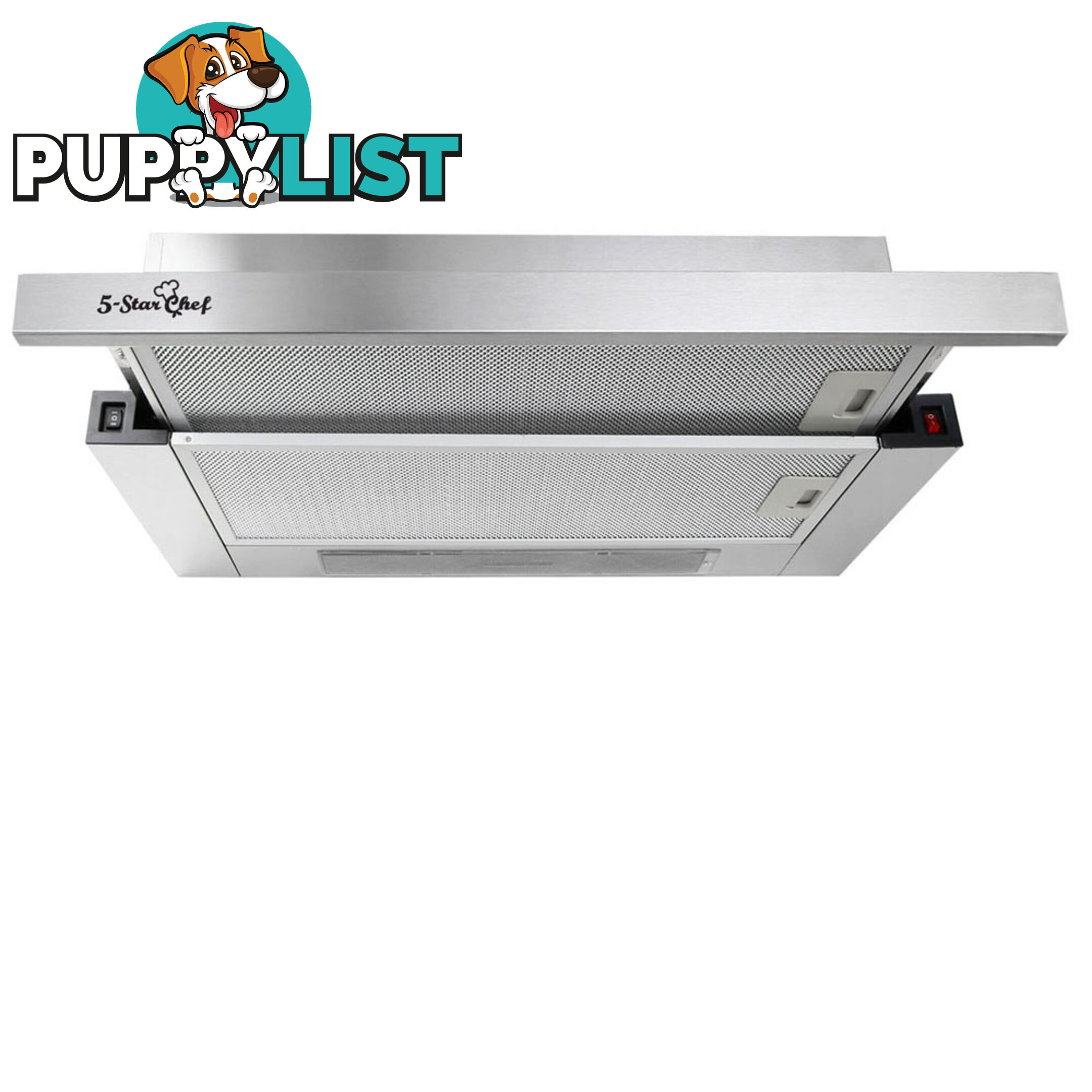 5 Star Chef Slide Out Range Hood 60cm