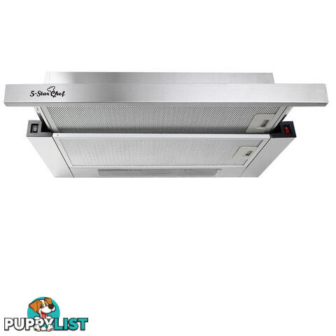 5 Star Chef Slide Out Range Hood 60cm