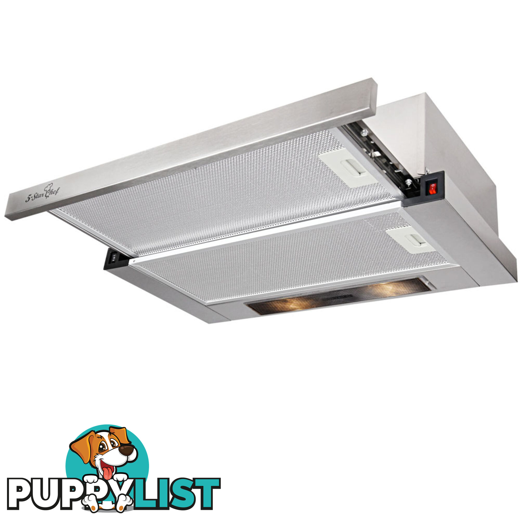 5 Star Chef Slide Out Range Hood 60cm