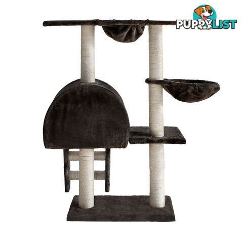 Cat Scratching Poles Post Furniture Tree 100cm Dark Grey