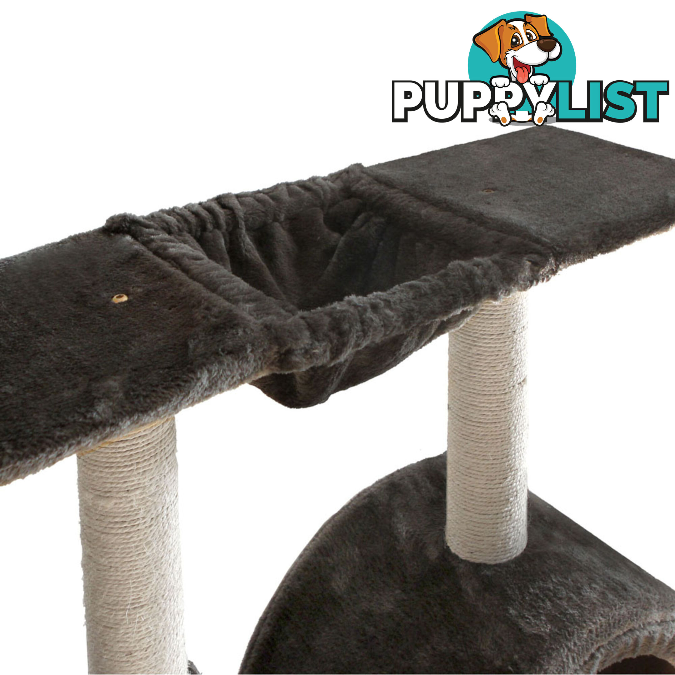 Cat Scratching Poles Post Furniture Tree 100cm Dark Grey