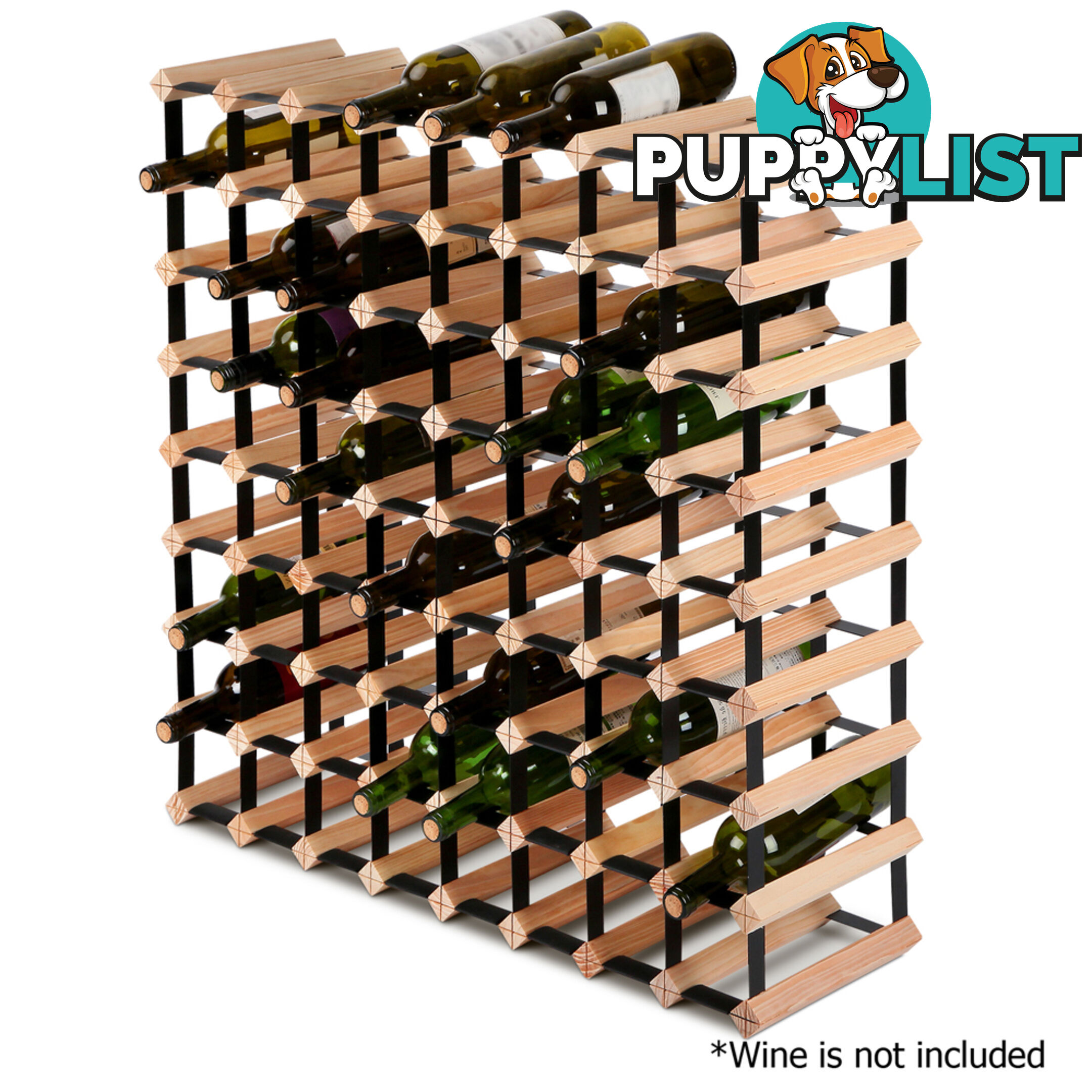 Timber Wine Rack 72 Bottles