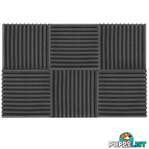 Set of 20 Studio Wedge Acoustic Foam Charcoal 30 x 30cm