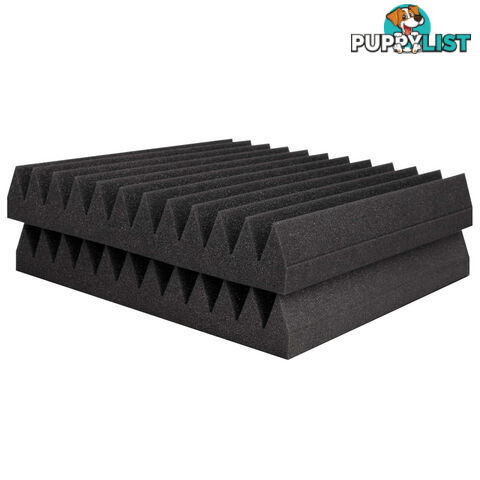 Set of 20 Studio Wedge Acoustic Foam Charcoal 30 x 30cm