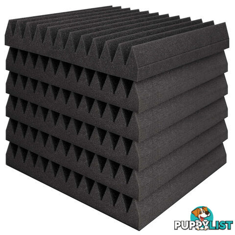 Set of 20 Studio Wedge Acoustic Foam Charcoal 30 x 30cm