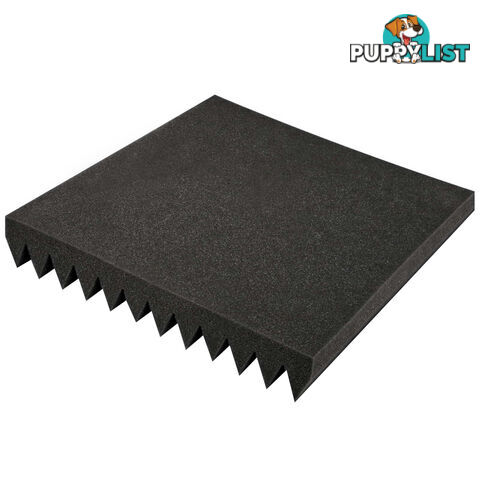 Set of 20 Studio Wedge Acoustic Foam Charcoal 30 x 30cm