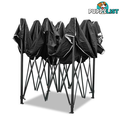 3X3 Pop Up Gazebo - Black