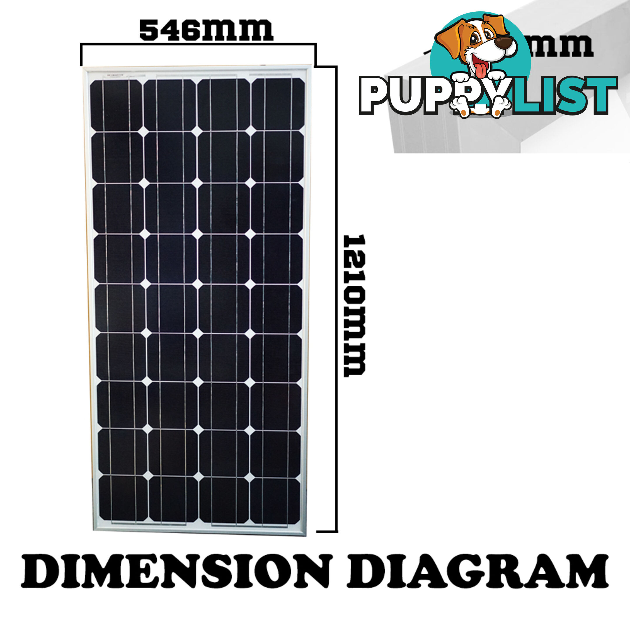 12V 100W SOLAR PANEL KIT HOME GENERATOR MONO CARAVAN CAMPING POWER CHARGING