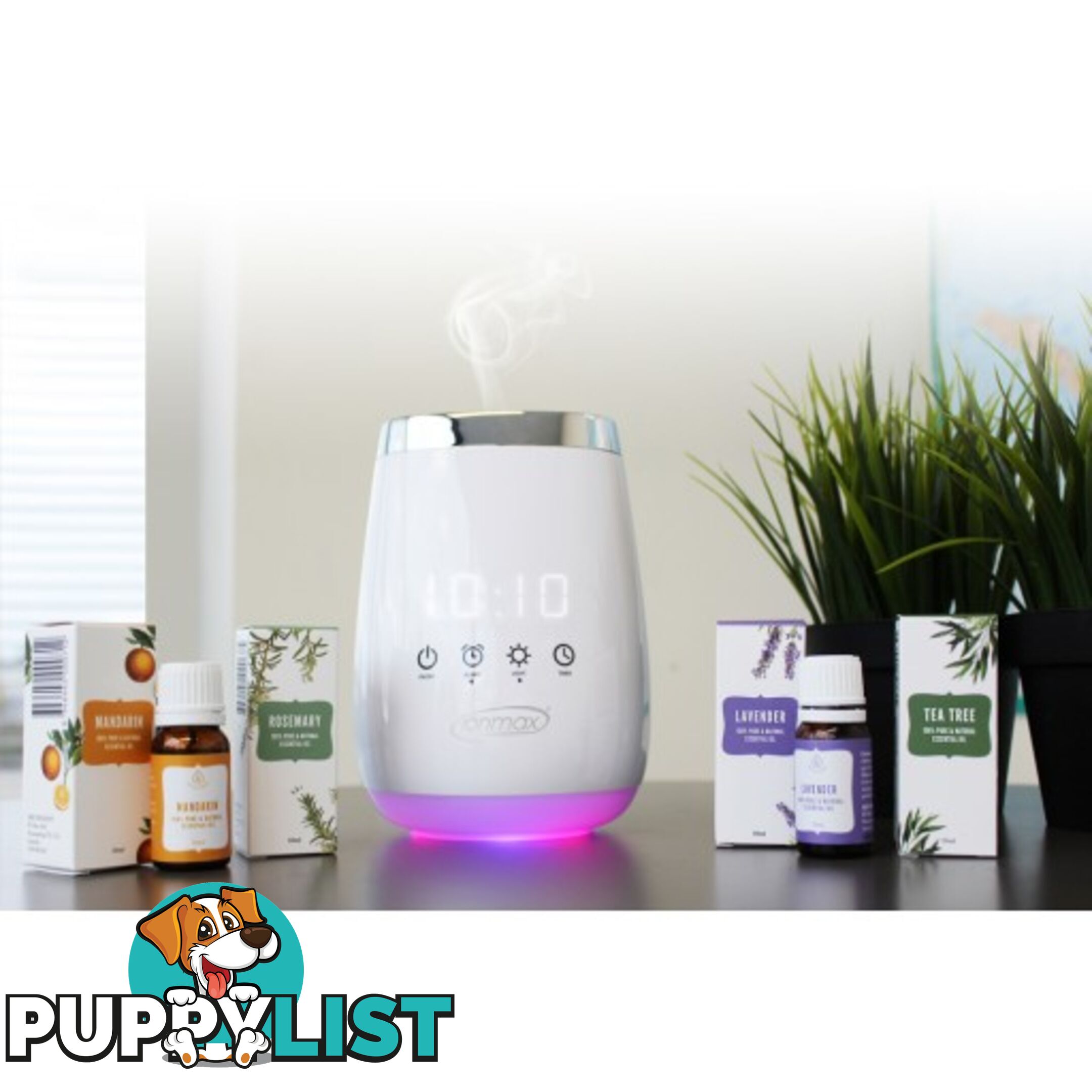 Ionmax Serene Aroma Diffuser with 4 AOS Essential Oils