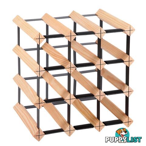 Timber Wine Rack 12 Bottles