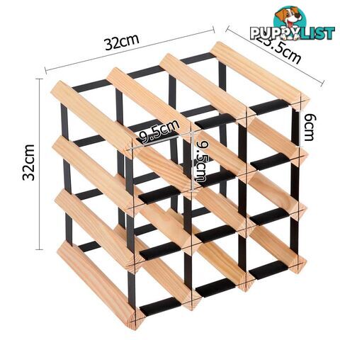 Timber Wine Rack 12 Bottles