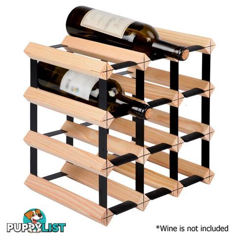 Timber Wine Rack 12 Bottles