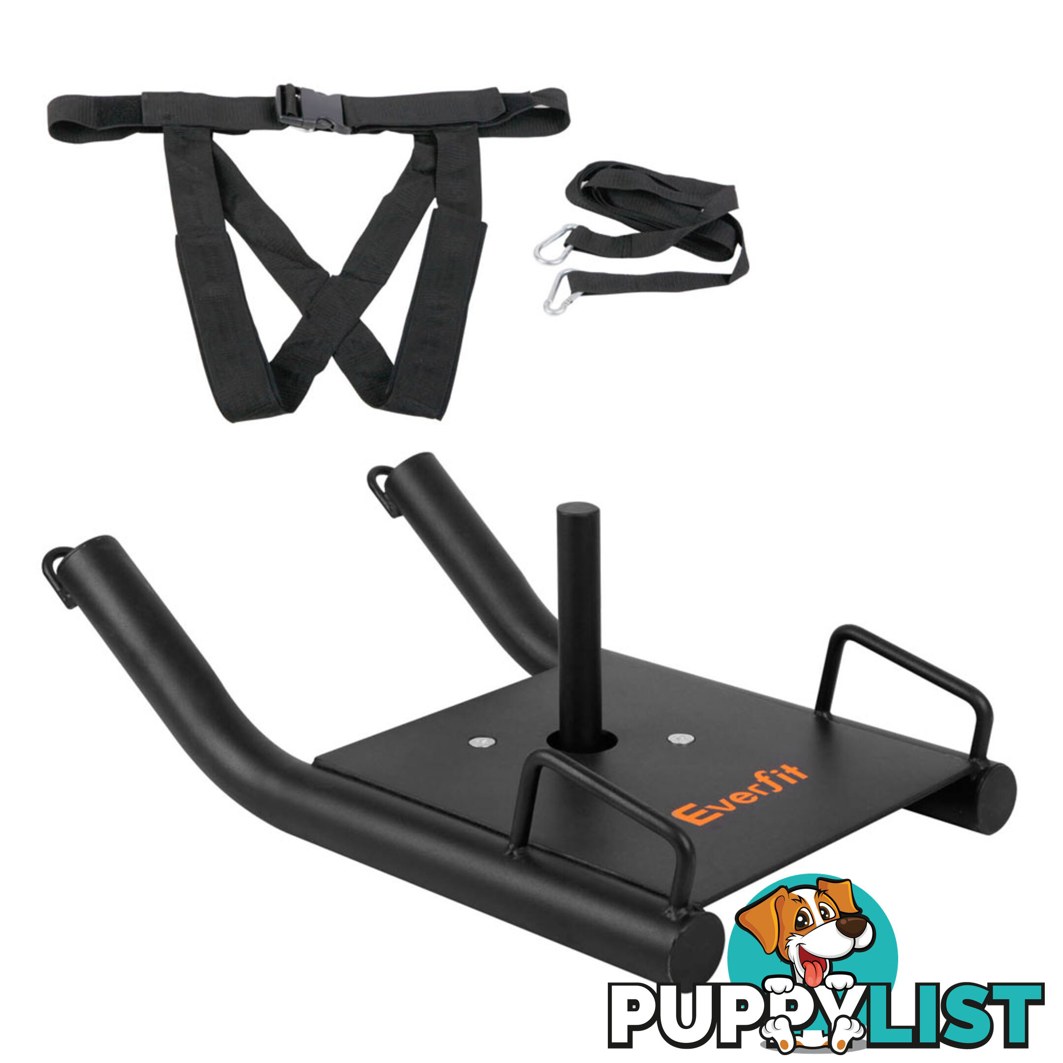 Fitness Power Sled Black