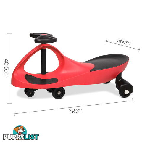 Pedal Free Swing Car - Red