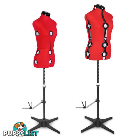 Adjustable Dressmaking Mannequin SZ8-14 - Red