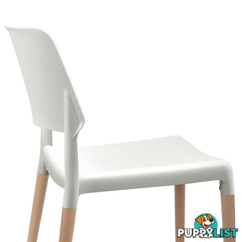 Set of 4 Belloch Replica Dining Chair - White