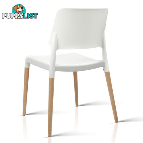 Set of 4 Belloch Replica Dining Chair - White